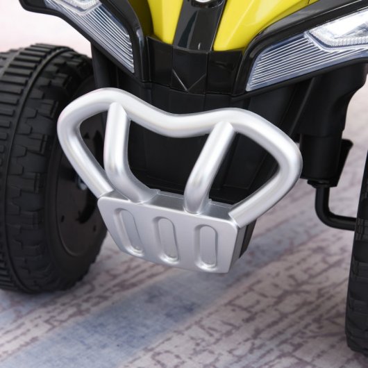 HomCom Quad Correpasillos para Niños Amarillo