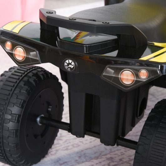 HomCom Quad Correpasillos para Niños Amarillo