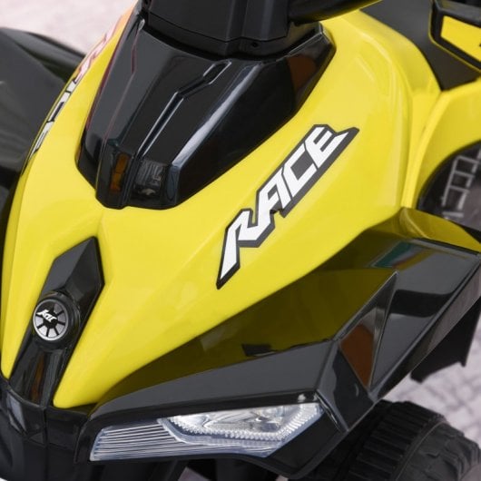 HomCom Quad Correpasillos para Niños Amarillo