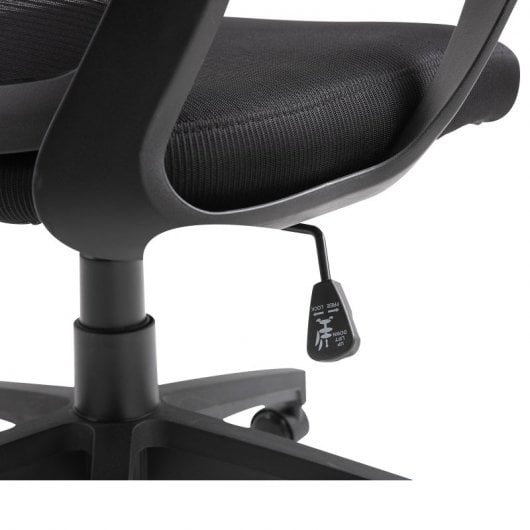 Vinsetto Silla de Oficina Ergonómica Negra