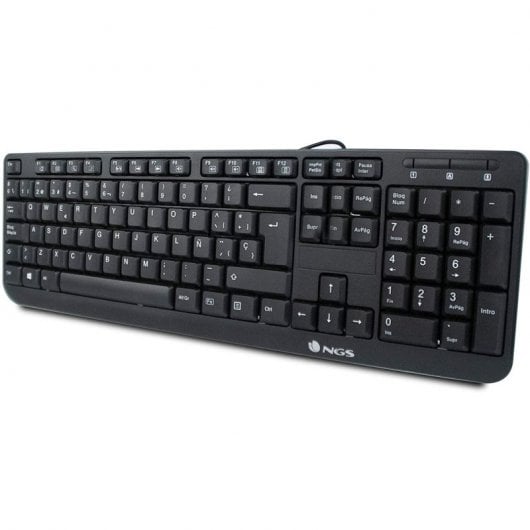 NGS FunkyV3, QWERTY, ES tastiera USB Spagnolo Nero