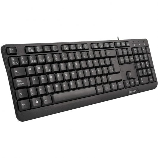 NGS FunkyV3, QWERTY, ES tastiera USB Spagnolo Nero