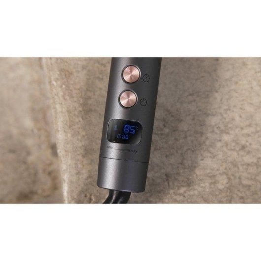 Enrolador de Cabelo Automático Cecotec Bamba Surfcare 850 Magic Waves Vision Cerâmico 130-230°C 6 Níveis Desligamento Automático Cinzento