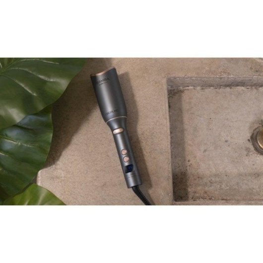 Enrolador de Cabelo Automático Cecotec Bamba Surfcare 850 Magic Waves Vision Cerâmico 130-230°C 6 Níveis Desligamento Automático Cinzento