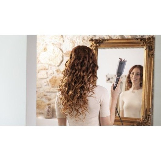 Enrolador de Cabelo Automático Cecotec Bamba Surfcare 850 Magic Waves Vision Cerâmico 130-230°C 6 Níveis Desligamento Automático Cinzento