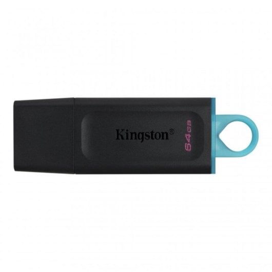 Pen-USB-Kingston-DataTraveler-Exodia-64GB-USB-3.2-Gen-1-preto/turquesa-com-tampa