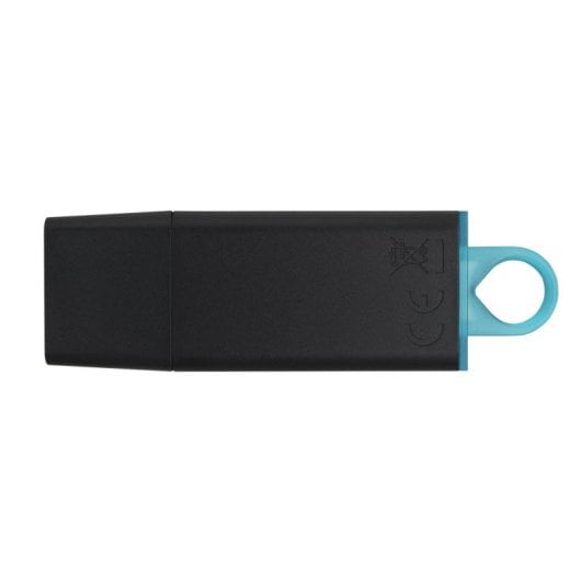 Chiavetta USB Kingston DataTraveler Exodia 64GB USB 3.2 Gen 1 Nero Turchese