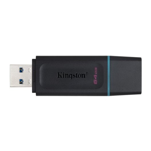 Chiavetta USB Kingston DataTraveler Exodia 64GB USB 3.2 Gen 1 Nero Turchese