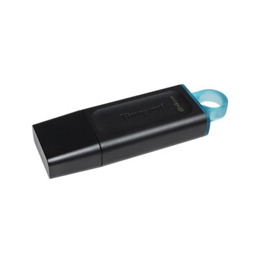 Chiavetta USB Kingston DataTraveler Exodia 64GB USB 3.2 Gen 1 Nero Turchese