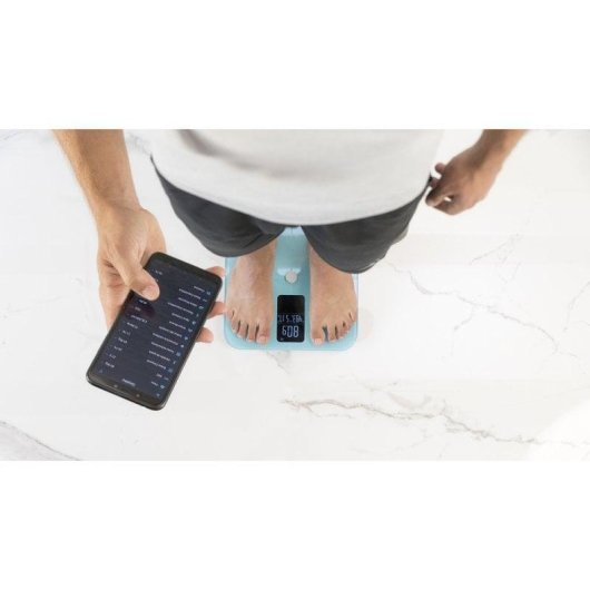 Cecotec Surface Precision 10400 Smart Healthy Vision Blue Báscula de Baño Inteligente