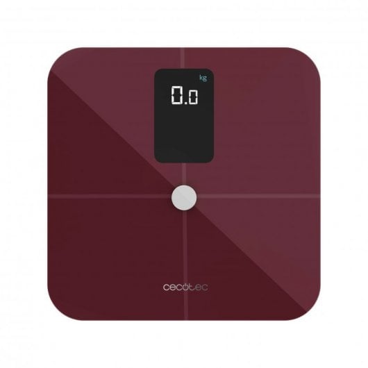 Bilancia pesapersone intelligente Cecotec Surface Precision 10400 Smart Healthy Vision Garnet