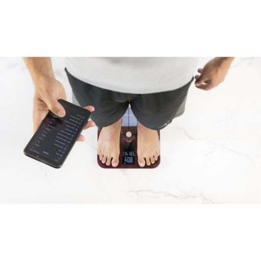 Pèse-personne intelligent Cecotec Surface Precision 10400 Smart Healthy Vision Garnet