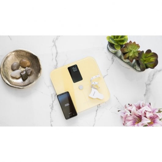 Cecotec Surface Precision 10400 Smart Healthy Vision Yellow Báscula de Baño Inteligente