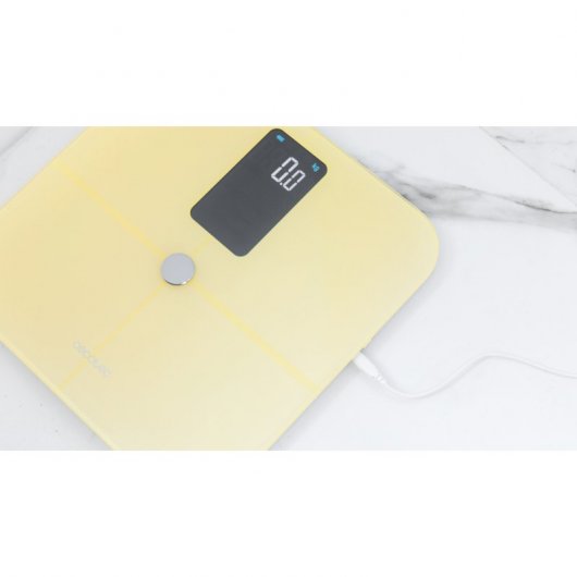 Cecotec Surface Precision 10400 Smart Healthy Vision Yellow Báscula de Baño Inteligente