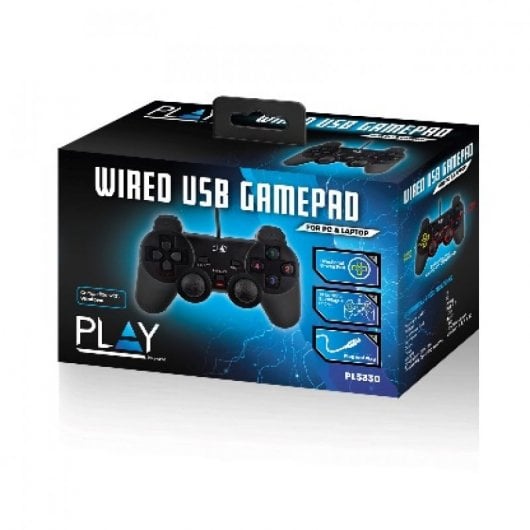 Ewent PL3330 Gamepad USB Preto