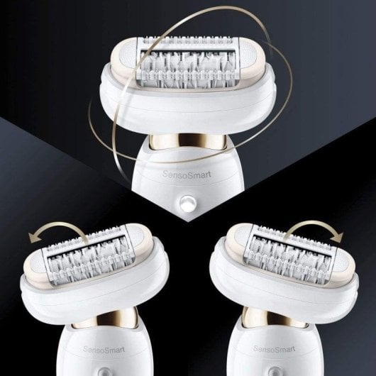 Epilierer Braun Silk-épil 9002 Flex Kabellos 2 Stufen 4 Aufsätze Wet & Dry