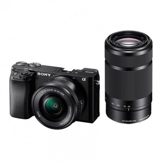 Sony Alpha 6100 24.2MP Wi-Fi + Sony PZ 16-50mm F3.5-5.6 OSS + Sony 55-210mm F4.5-6.3 OSS