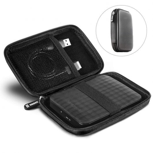 Duronic HDC2/GE Funda Protectora de Goma para Disco Duro Gris
