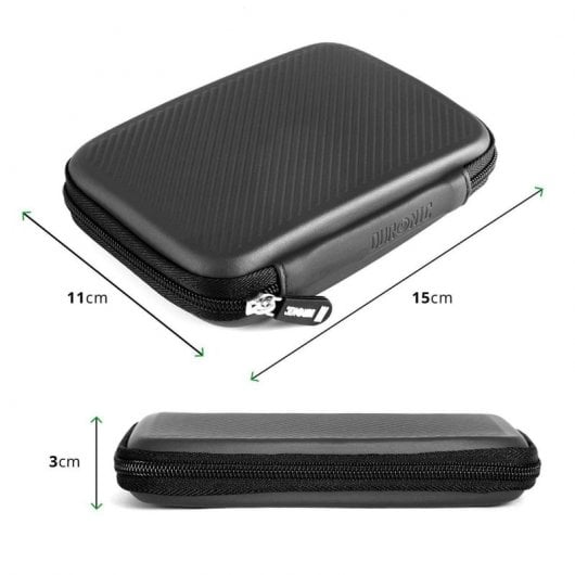 Duronic HDC2/GE Funda Protectora de Goma para Disco Duro Gris
