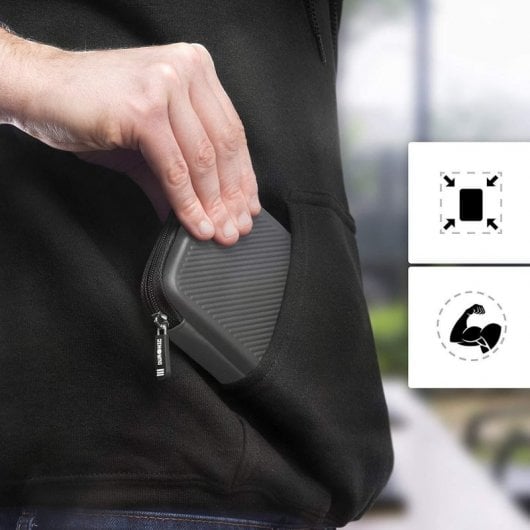 Duronic HDC2/GE Funda Protectora de Goma para Disco Duro Gris