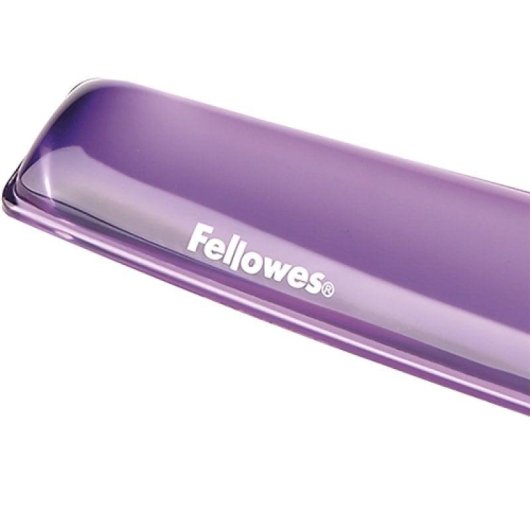 Reposamuñecas Fellowes 91437 Gel Crystal Violett Transparent Polyurethan