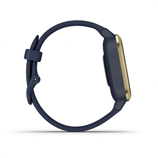 Garmin Venu Sq Music Edition Smartwatch Light Gold Bracelete Azul