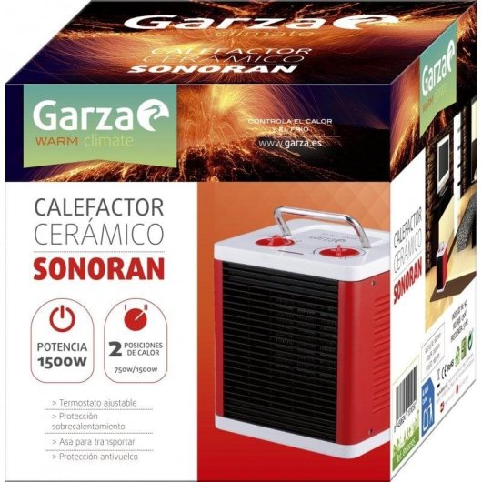 Garza Sonoran Calefactor Cerámico 1500W