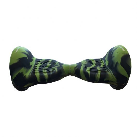 UrbanGlide Funda de Silicona Negra/Verde para Hoverboard de 10"