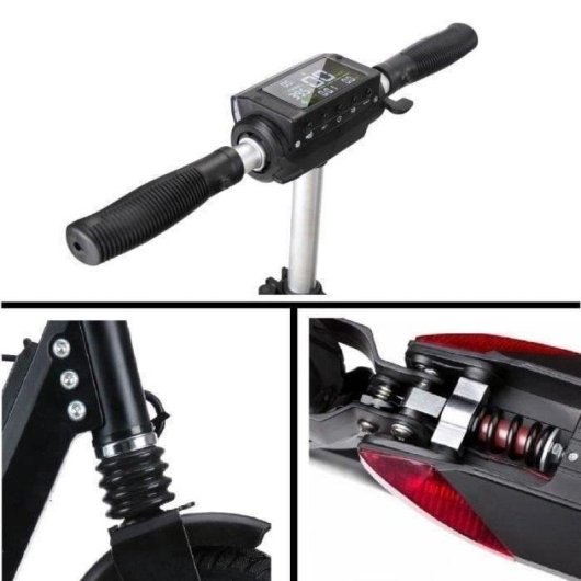 Patinete électrique UrbanGlide Ride 80 Boost 350W Autonomie 30km Suspension double Noir