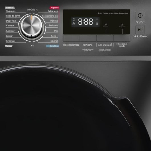 Secadora de condensação Infiniton SD-DG85C 8kg Classe G Inox com display LED