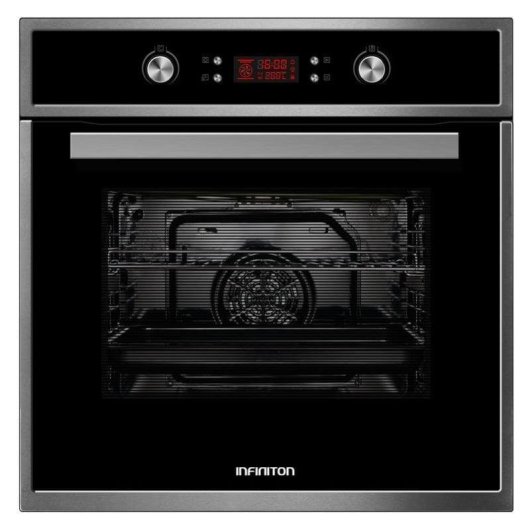 Forno Multifunções Infiniton CA6516 Limpeza Manual 65L 60cm A Grill Guias Telescópicas Preto