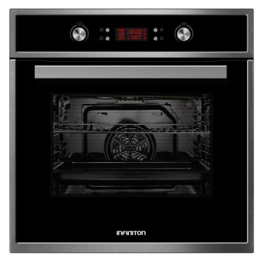 Forno Multifunções Infiniton CA6516 Limpeza Manual 65L 60cm A Grill Guias Telescópicas Preto