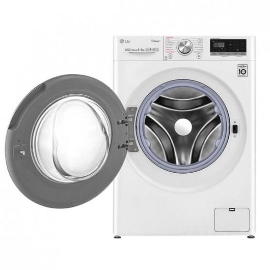 LG F4DV5009S1W Lavasecadora de Carga Frontal 9Kg/6Kg E Blanca