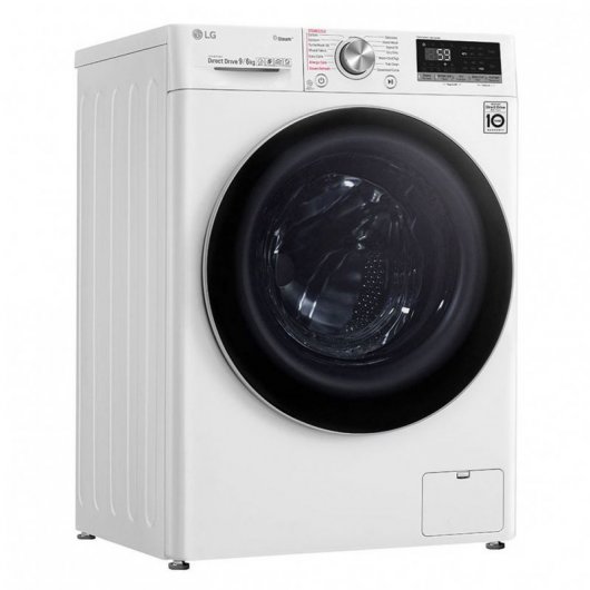 LG F4DV5009S1W Lavasecadora de Carga Frontal 9Kg/6Kg E Blanca