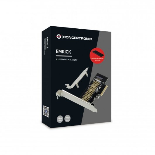 Conceptronic EMRICK05BS Emrick Adaptador PCIe SSD NVMe M.2