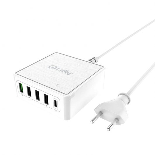 Celly Powerstation USB-C PD 60W Weiß