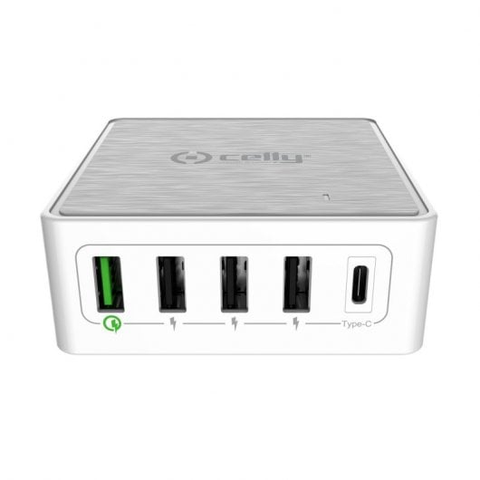 Celly Powerstation USB-C PD 60W Weiß