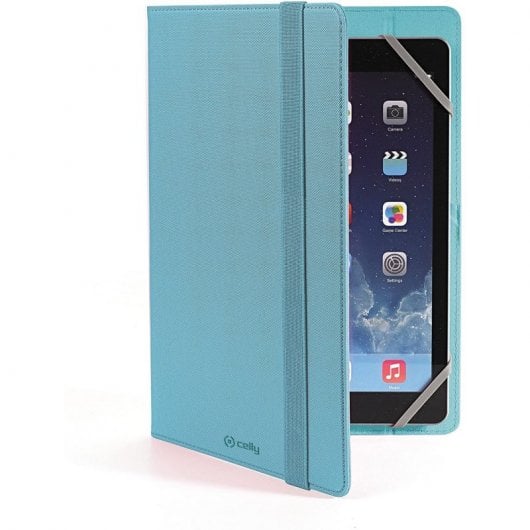 Celly Unitab 25,4 cm (10") Custodia a libro Blu