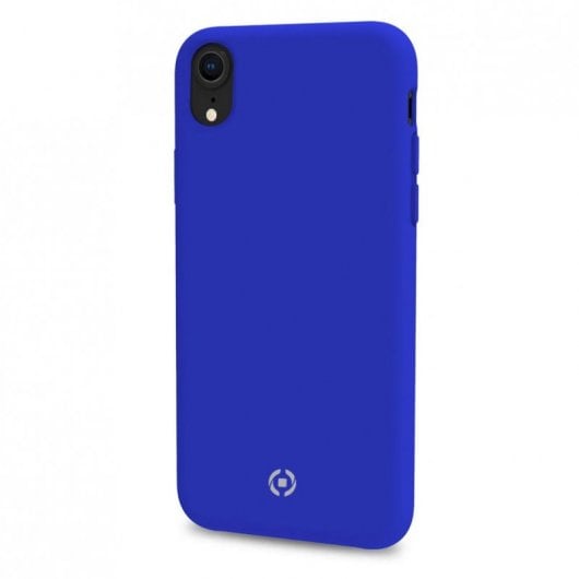 Celly Cover Feeling Funda Azul para iPhone XR