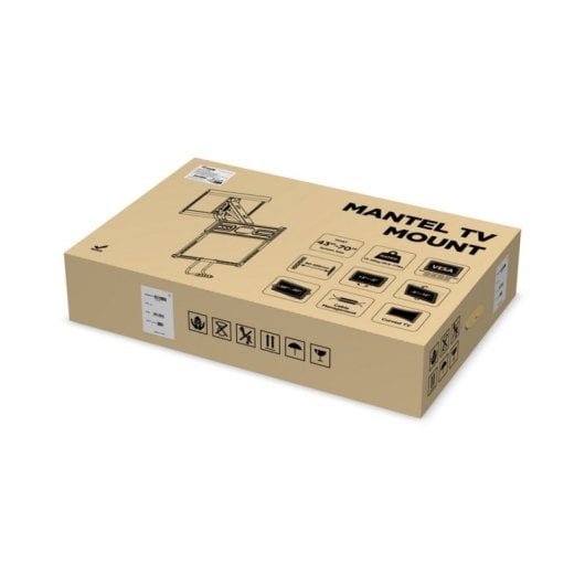 Equip Soporte de Pared para Pantalla 43"-70" de Pared Pull Down VESA 600x400 Máx 35Kg