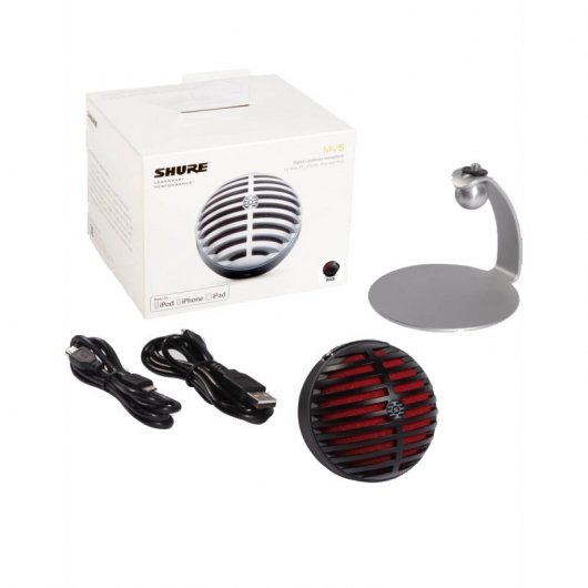 Shure MOTIV MV5 Micrófono Digital de Condensador Negro