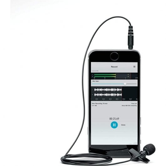 Shure Motic MVL Micrófono de Solapa Condensador para Móviles/Tabletas