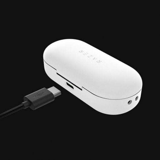 Casque sans fil Razer Hammerhead True Wireless Mercury Blanc