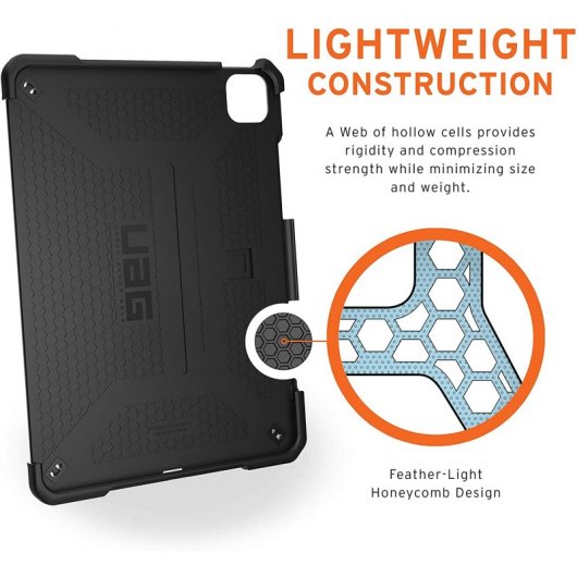 UAG Metropolis Funda Negra para iPad Air 10.9" 4th Gen