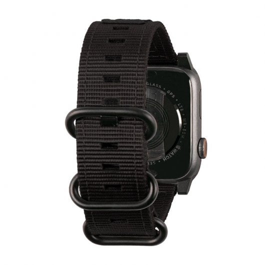 Bracelet UAG Nato Eco noir pour Apple Watch 44/42 mm