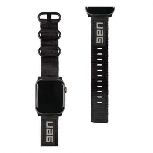 Bracelet UAG Nato Eco noir pour Apple Watch 44/42 mm