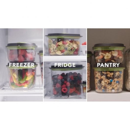 FoodSaver FFC025X Fresh Container Pack 2 Recipientes para Conservación al Vacío 700ml/1.18L