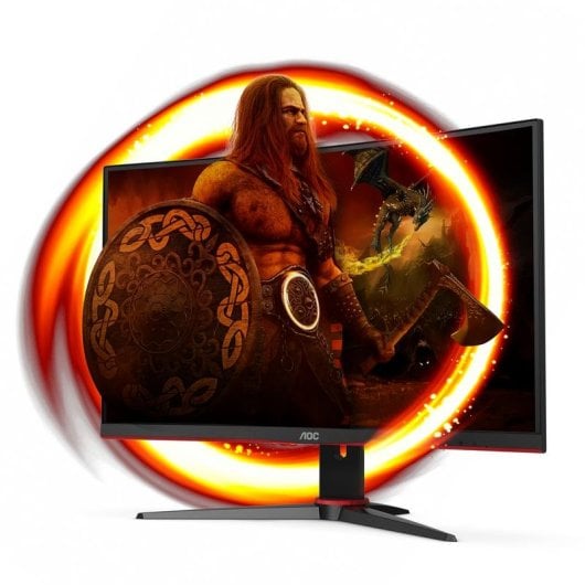 Monitor AOC C24G2AE/BK 23,6" FullHD 165Hz VA Curved 1ms FreeSync Premium