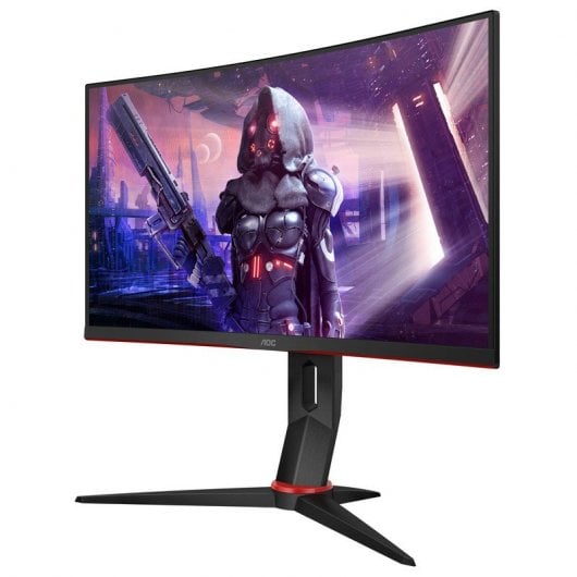 AOC G2 C24G2U/BK Monitor PC 59,9 cm (23.6") 1920 x 1080 Pixel Full HD LED Nero, Rosso