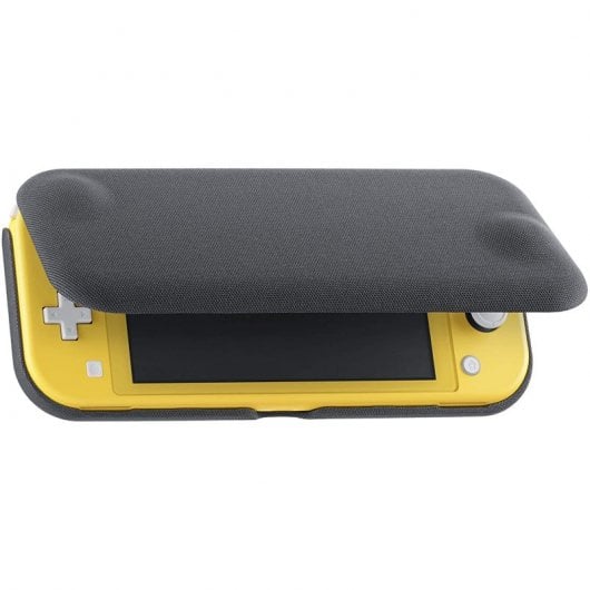 Nintendo-Falthülle mit Displayschutzfolie für Nintendo Switch Lite, Grau